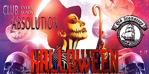 Club Absolution \u2729 October 26th 2025 \u2729 Hallows Eve Eve Goth Dance Party \u2729 Every Sunday Night \u2729