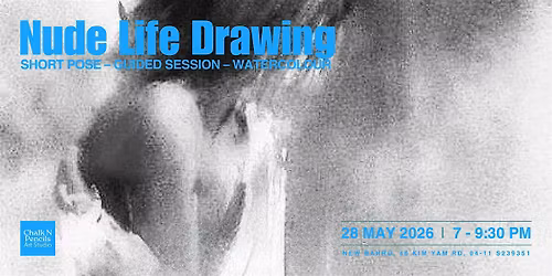 Nude Life Drawing: Short Pose \u2013 Guided Session \u2013 Watercolour