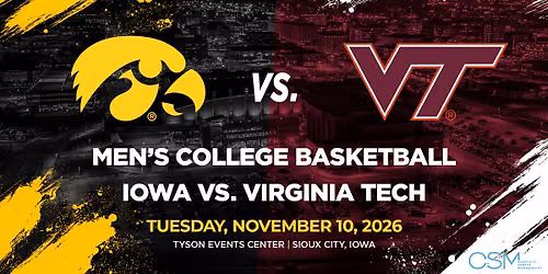 Iowa Vs. Virginia Tech Men's Basketball