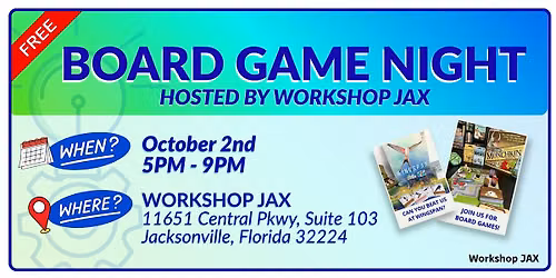 Board Game Night @ Workshop JAX