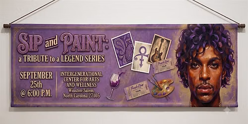 Sip & Paint tribute to a legend , Prince
