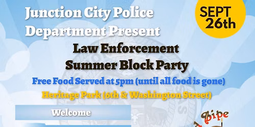 Law Enforcement Summer Block Party