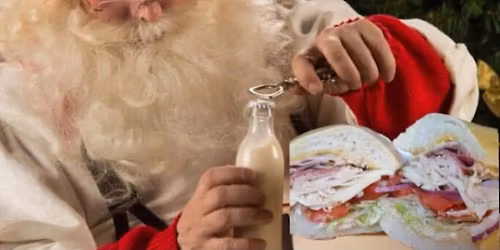 Sandwiches with Santa