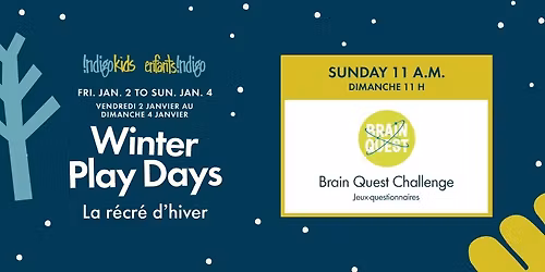 Winter Play Days - Brain Quest