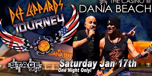 Def Leppards Journey @ Dania Beach Casino