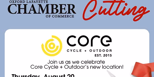Ribbon Cutting Ceremony for Core Cycle + Outdoor