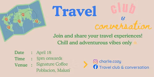 Travel club & conversation - 1st event