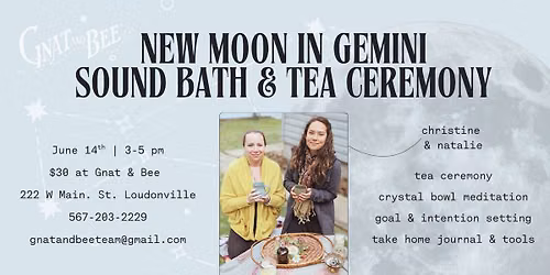New Moon Sound Bath & Tea Ceremony