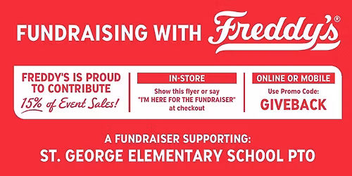 SGES PTO Fundraiser at Freddy's!