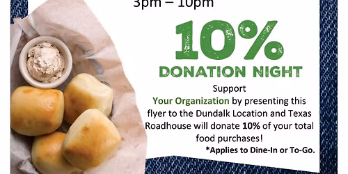 Texas Roadhouse Spirit Night - SPMS Fine Arts