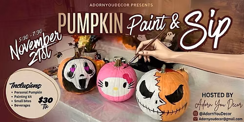 Pumpkin Paint & Sip
