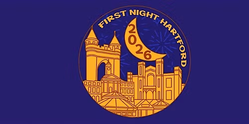Official First Night Hartford 2026 Button - The All-Access Pass to #FNH2026