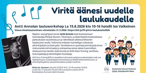 Antti Annolan lauluworkshop