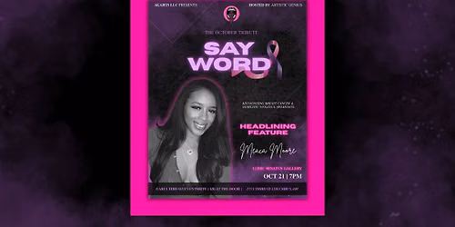 SAY WORD WEDNESDAYS | OCTOBER TRIBUTE