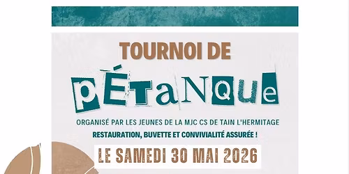 TOURNOI DE PETANQUE 