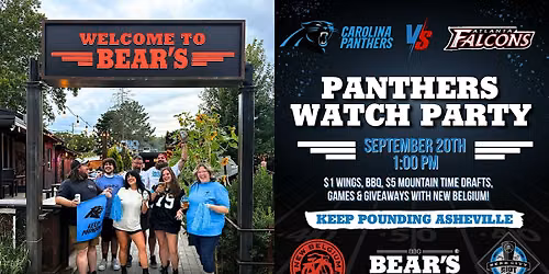 Panthers Watch Party at Bear's Smokehouse BBQ