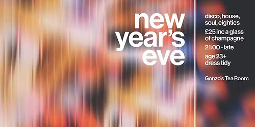 New Year's Eve Special - Gonzo's Tea Room