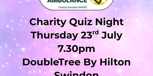 Charity Quiz Night for Wiltshire & Bath Air Ambulance