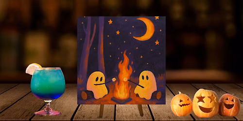 Ghostly Campfire Paint & Sip at The Alibi
