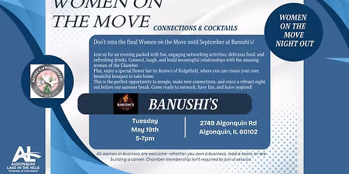 Women on the Move - Connections & Cocktails