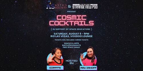 Cosmic Cocktails with The Astro Society & Strange New Pod