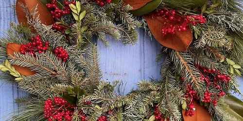 Wreath Making Class at TAQ Brewing