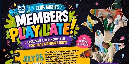 CRAB Club Nights - Members Play Late