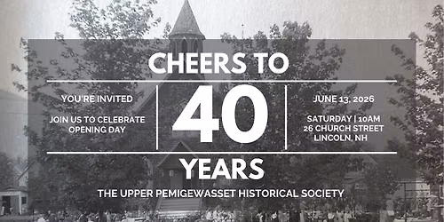 Cheers to 40 Years! UPHS Opening Day Celebration