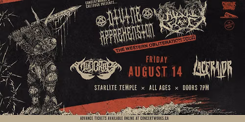 Divine Apprehension w\/ Caustic Fog, Mudcrab, Lacerator