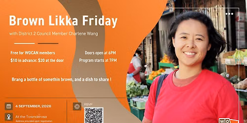 Brown Likka Friday: An evening with Charlene Wang