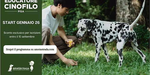 CORSO PROFESSIONALE EDUCATORE CINOFILO