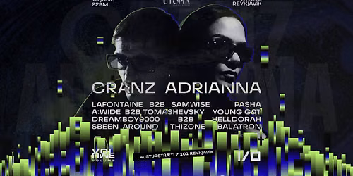 Volume x I\/0 present: Adrianna, Cranz