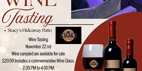 Wine Tasting Event - November 22, 2025