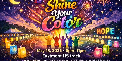Relay for Life - SHINE YOUR COLOR