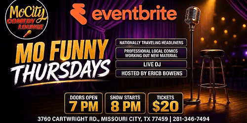 MO Funny Thursdays at MOCITY COMEDY LOUNGE