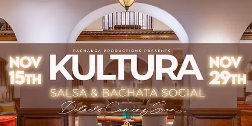 KULTURA - Salsa & Bachata Social @ HOTEL ANDALUZ!