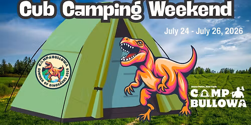 Cub Camping Weekend - Dino Style