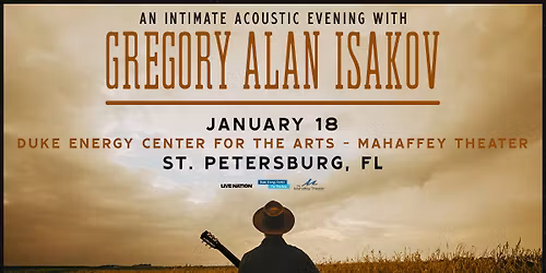 An Intimate Acoustic Evening with Gregory Alan Isakov