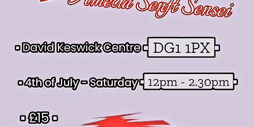 Train with Amelia Senft Sensei 