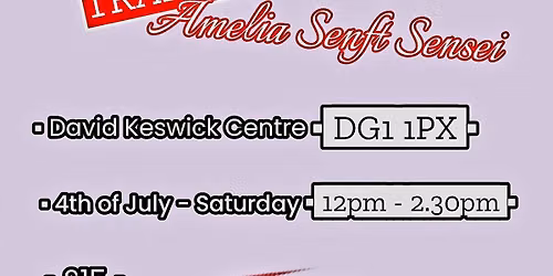 Train with Amelia Senft Sensei 