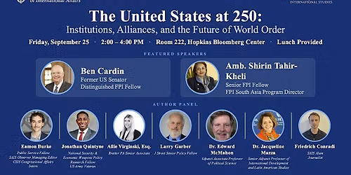 SAIS Review Issue 46.1 Launch Event