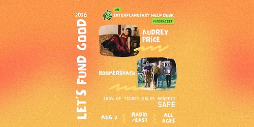 Let's Fund Good: Audrey Price & Boomershack Benefiting SAFE