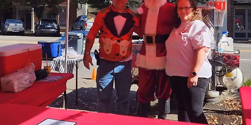 Santa \ud83c\udf85 at Baxter's Mercantile with Jerzee Dogs