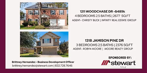 East Pearland Listing Tour with Stewart Title Pearland