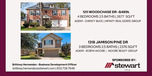 East Pearland Listing Tour with Stewart Title Pearland