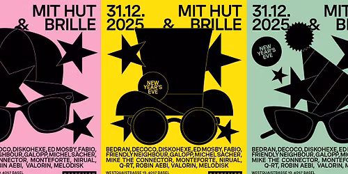 NYE Mit Hut & Brille