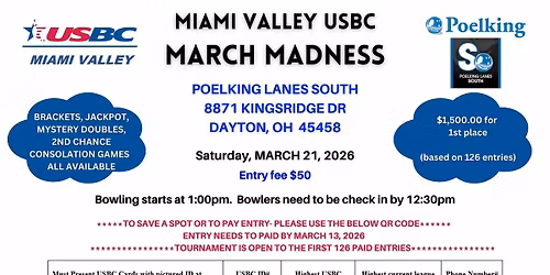 2026 Miami Valley USBC March Madness