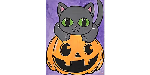 Spooky Kitten - Paint and Sip in Houston | Classpop!\u2122