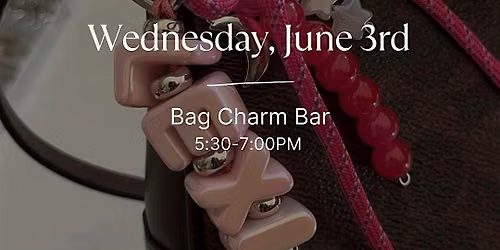 Bag Charm Bar