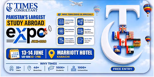 KARACHI \ud83c\udfe8 Marriott Hotel, Karachi 13\u201314 June \u2014 Sat\u2013Sun (12 \u2013 7 PM)